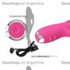 Vibrador con movimiento y estimulador de clitoris y varias velocidades USB